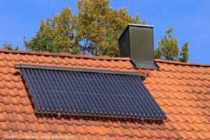 Solarzelle auf einem Dach